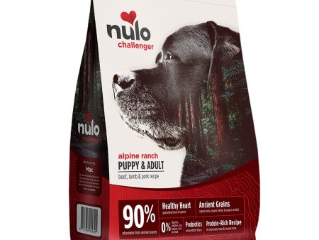 Nulo Challenger High-Meat Adult & Puppy Dry Dog Food Alpine Ranch Beef, Lamb & Pork 1ea 24 lb Online Hot Sale