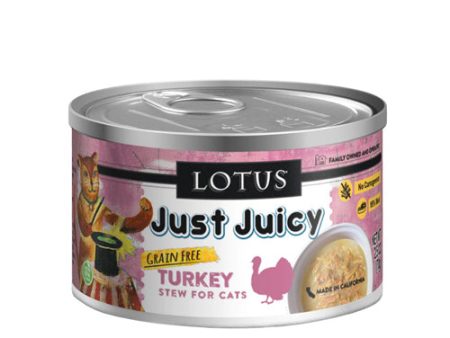 Lotus Cat Just Juicy Turkey Stew 2.5oz. (Case of 24) Online