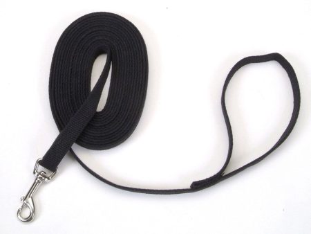 Train Right Cotton Web Training Dog Leash Black 1ea 5 8 In X 20 ft Online Sale