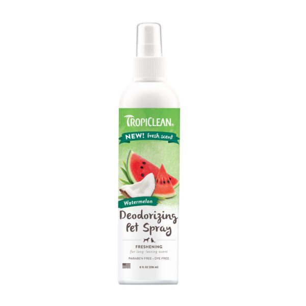 TropiClean Deodorizing Pet Spray Watermelon, 1ea 8oz. Supply