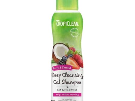 TropiClean Berry & Coconut Deep Cleansing Shampoo for Cats & Kittens 1ea 12 oz Discount