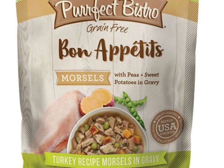 PURRFECT BISTRO CAT GRAIN FREE MORSELS TURKEY 3oz. (Case of 24) Cheap