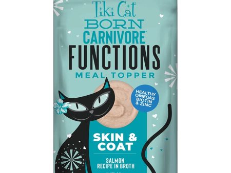 Tiki Pet Cat Born Carnivore Topper Skin & Coat 1.5oz. (Case of 12) Fashion