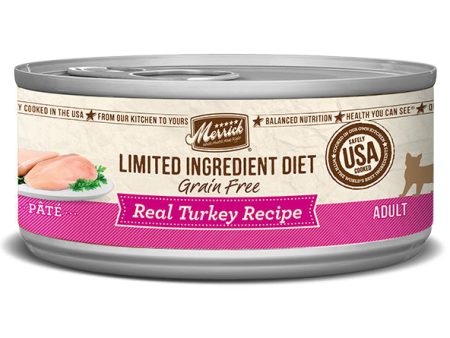 Merrick Cat LID Turkey 5oz. (Case of 24) on Sale