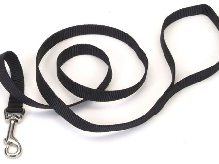 Coastal Single-Ply Nylon Dog Leash Black 1ea 3 4 In X 6 ft on Sale