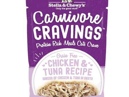 Stella and Chewys Carnivore Cravings Chicken and Tuna Recipe 2.8oz. (Case of 24) Online now