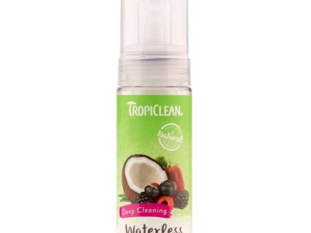 TropiClean Deep Cleaning Waterless Shampoo for Dogs 1ea 7.4 fl oz Fashion