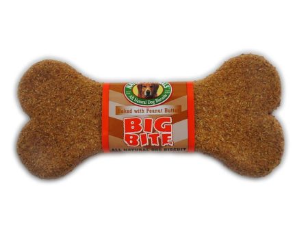 Natures Animals Big Bite All Natural Dog Biscuit Display Peanut Butter 1ea 8 in, 24 ct Online Hot Sale