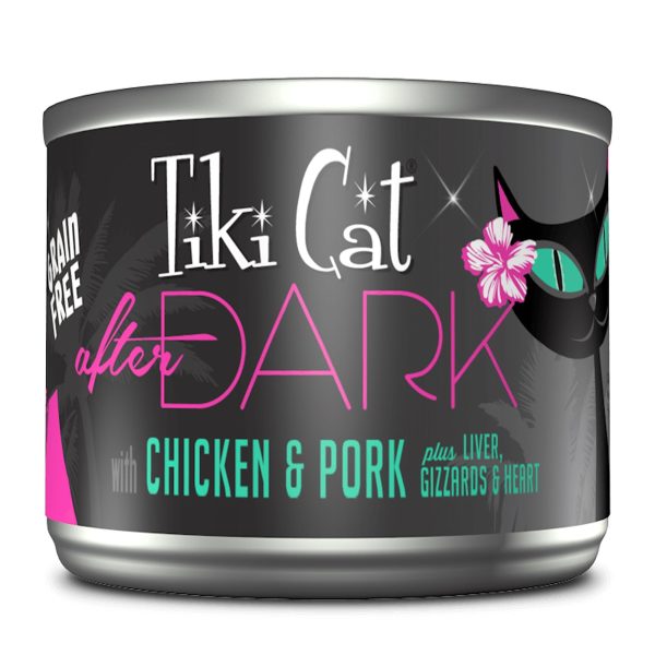 Tiki Pets Cat After Dark Chicken Pork 5.5oz.(Case Of 8) on Sale