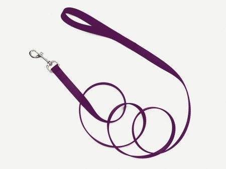 Coastal Single-Ply Nylon Dog Leash Purple 1ea 1 In X 6 ft Hot on Sale