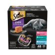 Sheba Perfect Portions Pate Wet Cat Food Seafood Variety Pack (Salmon, Seafood, Whitefish Tuna), 1ea 2.65oz. Fashion