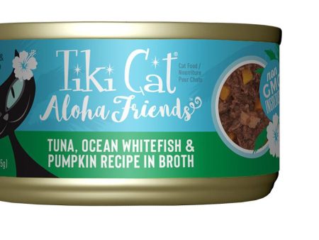 Tiki Pets Cat Aloha Tuna Whitefish 3oz. (Case of 12) For Sale