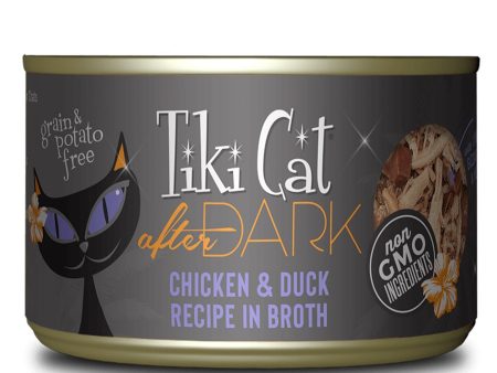 Tiki Pets Cat After Dark Chicken and Duck 5.5oz. (Case of 8) Supply