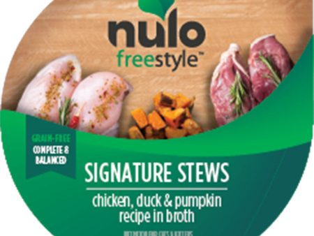 Nulo Freestyle Signature Stews Grain-Free Wet Cat Food Chicken, Duck & Pumpkin 24ea 2.8 oz Online now