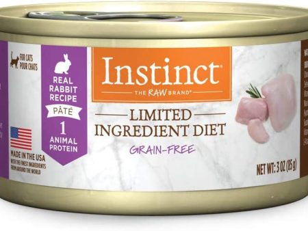 Natures Variety Instinct Can Cat Limited Ingredient Rabbit 3oz. (Case of 24) Discount