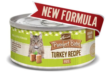 Merrick Cat Purrfect Bistro Turkey Pate 3oz. (Case of 24) For Discount