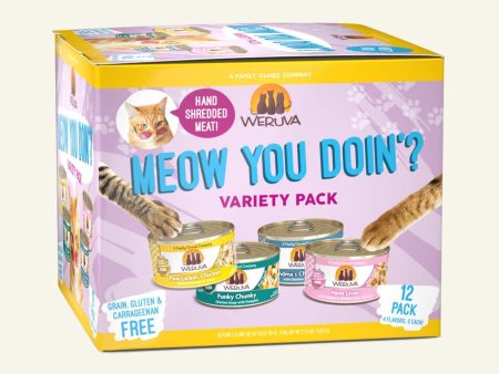 Weruva Cat Meow You Doin Variety Pack 3oz. (Case of 12) For Discount