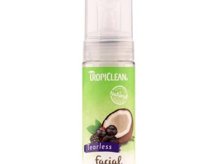 TropiClean Waterless Facial Cleanser for Dogs 1ea 7.4 fl oz Fashion