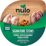 Nulo Freestyle Signature Stews Grain-Free Wet Cat Food Chicken, Duck & Pumpkin 24ea 2.8 oz Online now