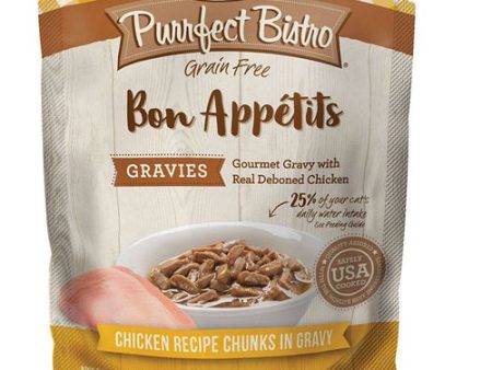 PURRFECT BISTRO CAT GRAIN FREE GRAVIES CHICKEN 3oz. (Case of 24) For Discount