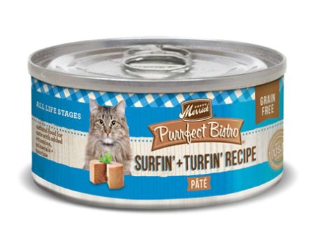 Merrick Cat Purrfect Bistro Surf & Turf 5.5oz. (Case of 24) Cheap