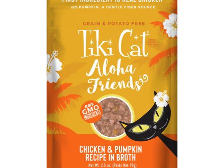 Tiki Pets Cat Aloha Chicken Pumpkin 2.5oz.(Case of 12) Sale