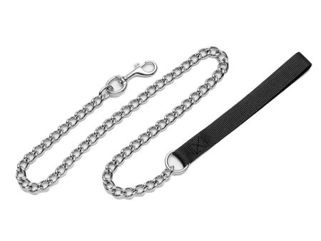 Titan Chain Dog Leash with Nylon Handle Red 1ea 2 Mm X 4 ft Discount