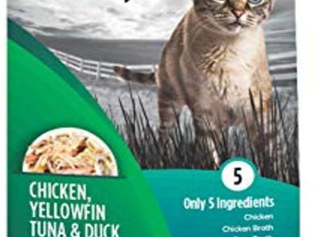 Nulo Freestyle Cat Food Topper Chicken, Yellowfin Tuna & Duck in Broth 24ea 2.8 oz, 24 pk Hot on Sale