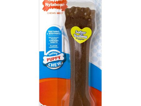 Nylabone Just for Puppies Teething Chew Classic Bone Classic Bone Chicken 1ea XL Souper - 50+ lb Supply