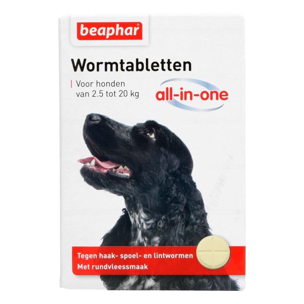 Beaphar Wormtabletten All-in-One Hond 2,5-20kg For Sale