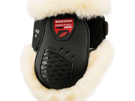 Zandona Strijklappen Carbon Air Sensitive Plus Junior Fetlock Zwart For Cheap