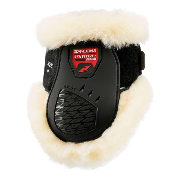 Zandona Strijklappen Carbon Air Sensitive Plus Junior Fetlock Zwart For Cheap