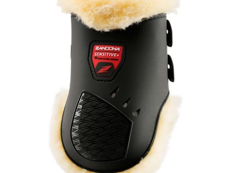 Zandona Strijklappen Carbon Air Sensitive Plus Fetlock Zwart Online now